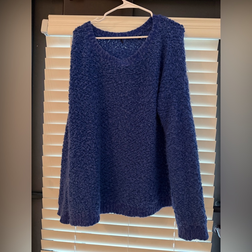 Cozy Women's Navy Plush Sweater